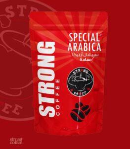 ⁦سبيشيال أرابيكا سادة 250جرام - Strong Coffee Special Arabica⁩ - الصورة ⁦2⁩