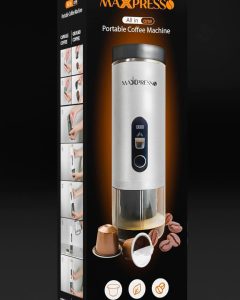 ⁦MaxxPresso Portable 2-in-1 بدون فوامة Espresso Coffee Maker - M3+ Gift 🎁 30 Nespresso Capsule⁩ - الصورة ⁦7⁩