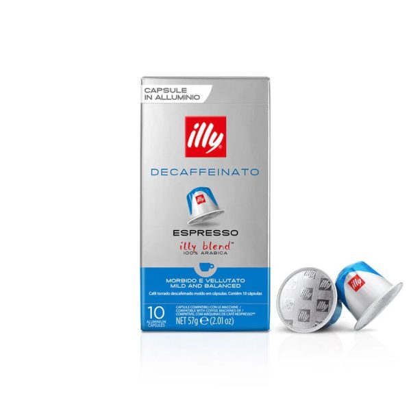 illy Capsules Decaffeinato Espresso – 10C Pack Nespresso Comp