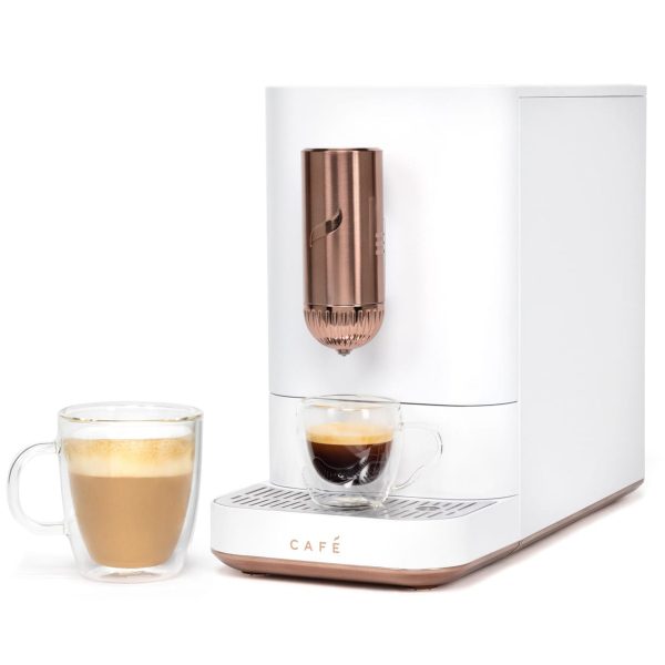 Espresso Machine Cafe Affetto Automatic Matte White – ماكينة اسبريسو اوتوماتيك مع Milk Frother ضمان سنة