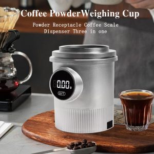 ⁦كوب جرعات رقمى لون سيلفر - Coffee Dosing Cup⁩ - الصورة ⁦3⁩