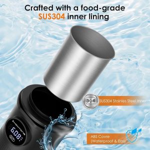 ⁦كوب جرعات رقمى دائرى لون أسود - Coffee Dosing Cup⁩ - الصورة ⁦2⁩