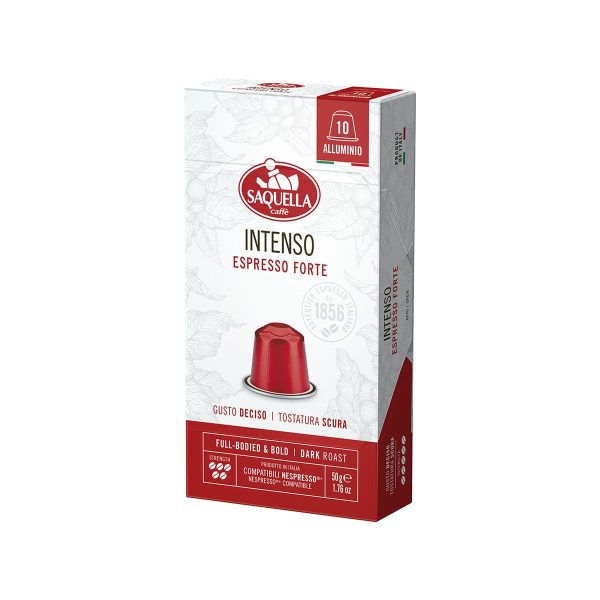 Saquella Intenso intensity 10 - 10 Aluminum Capsules