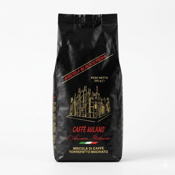 Milano Black Gold 70%Arabica - Beans - 250g